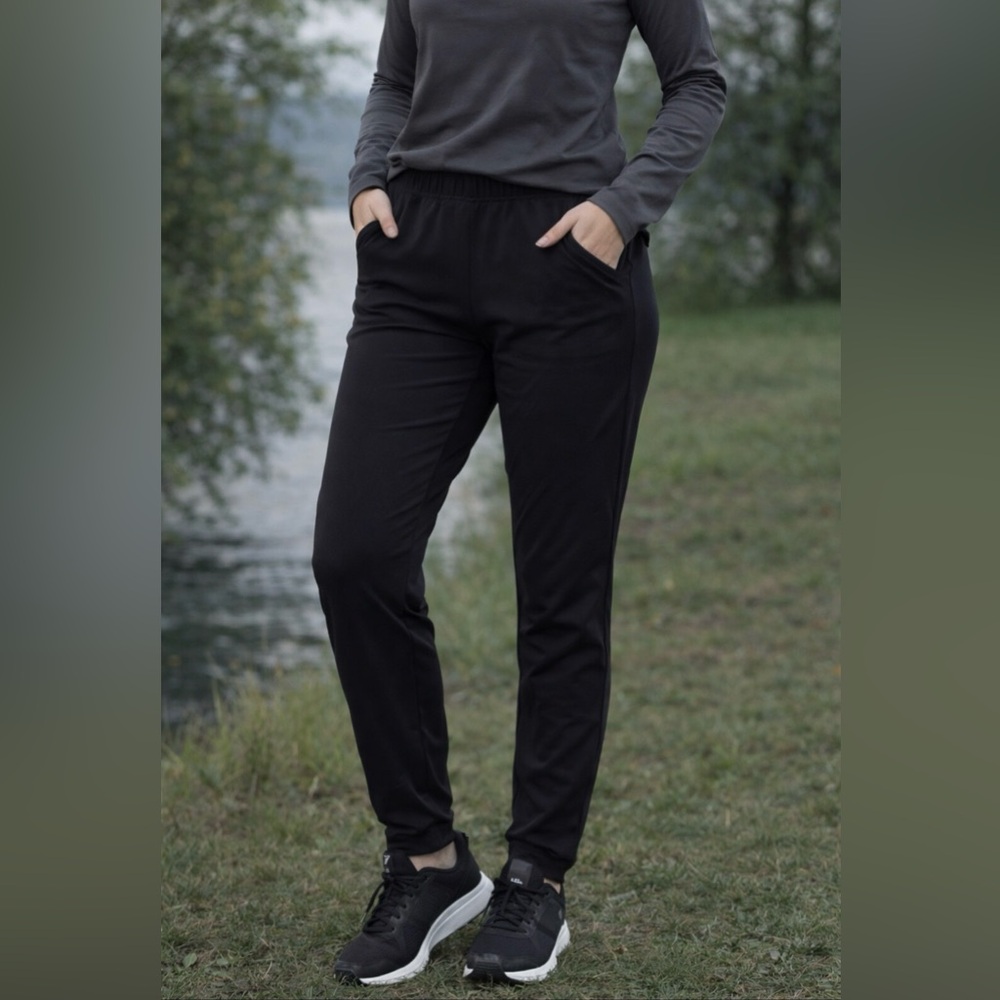 Black Track Pants